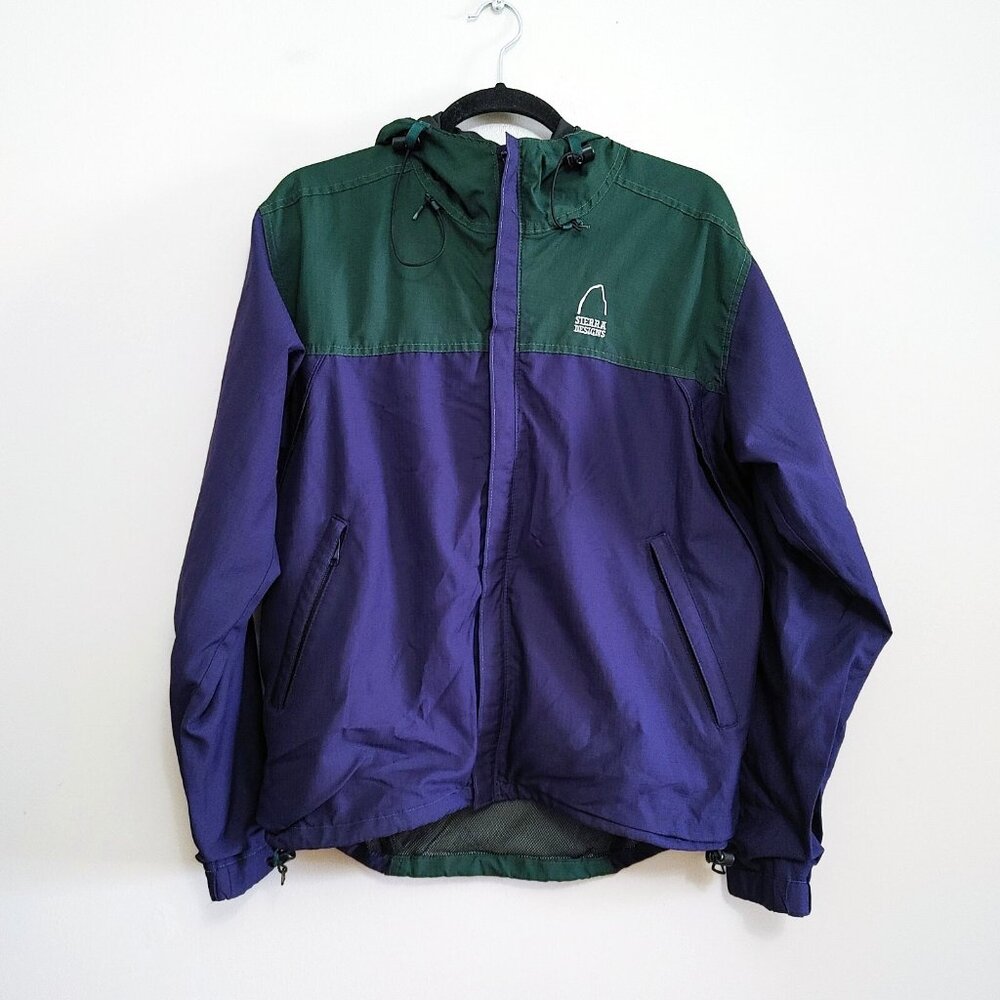 Vintage Sierra Designs Jacket Womens Medium Purple Green Activent